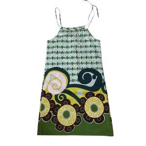 Me & You 100% cotton Colorful Patterned Sleeveless Dress Sz S nwot, 012
